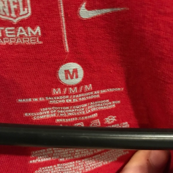 Nike Red t shirt NFL - Picture 2 of 2
